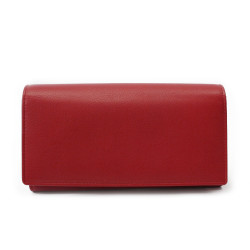 Červená kožená číšnická peněženka Daniela