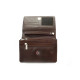 Hnědá pánská kožená dokladová etue Genevi