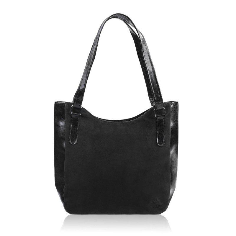 Černá dámská kožená taška Karen