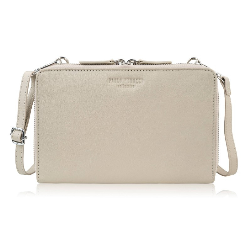 Béžová malá dámská crossbody kabelka Fotima