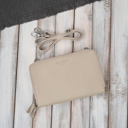 Béžová malá dámská crossbody kabelka Fotima