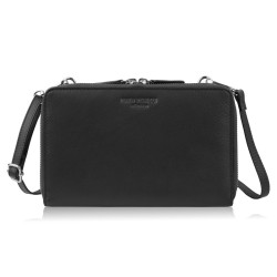 Černá malá dámská crossbody kabelka Fotima