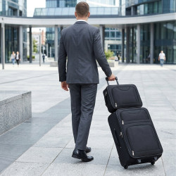 Černá cestovní praktická sada 3 v 1 Elvin