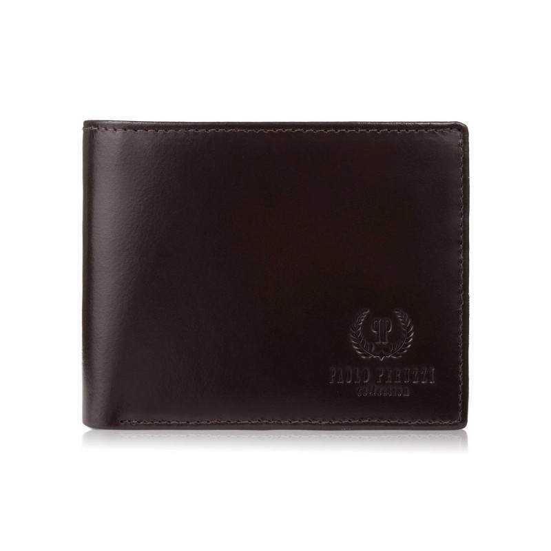 Tmavě hnědá elegantní pánská kožená peněženka Viggo