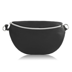 Černá dámská kožená ledvinka Elaria