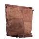 Světle hnědá velká crossbody kabelka s ornamenty Loliel