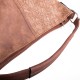 Světle hnědá velká crossbody kabelka s ornamenty Loliel