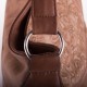 Světle hnědá velká crossbody kabelka s ornamenty Loliel