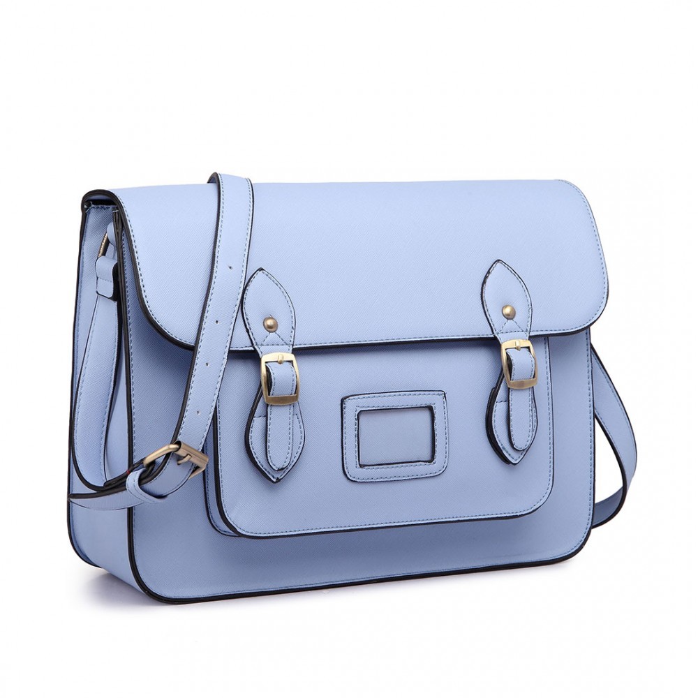 Modrá kufříková kabelka