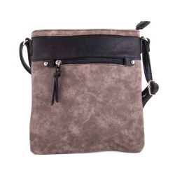 Kávově hnědá moderní dámská crossbody kabelka Jistien