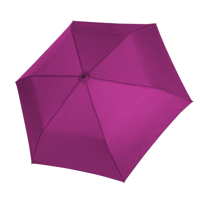 Růžový dámský i dětský skládací mechanický deštník Aline