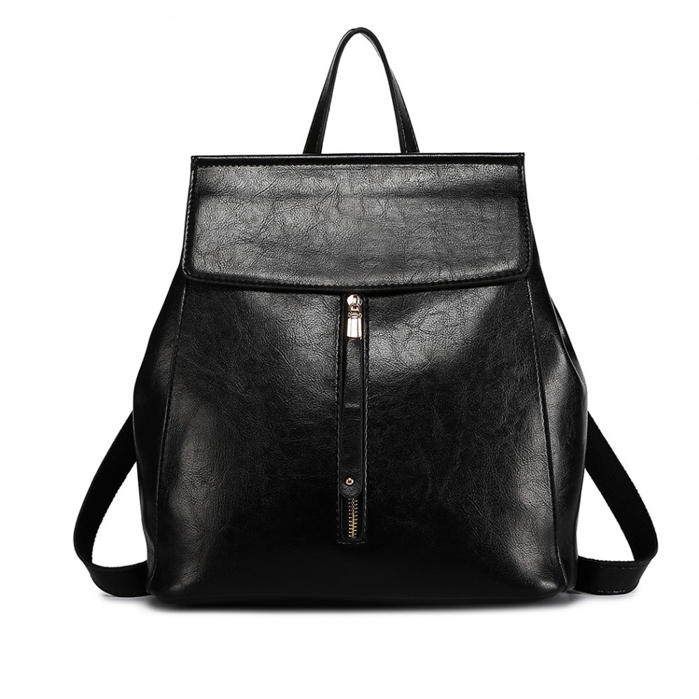 Černý dámský stylový batoh Jillen