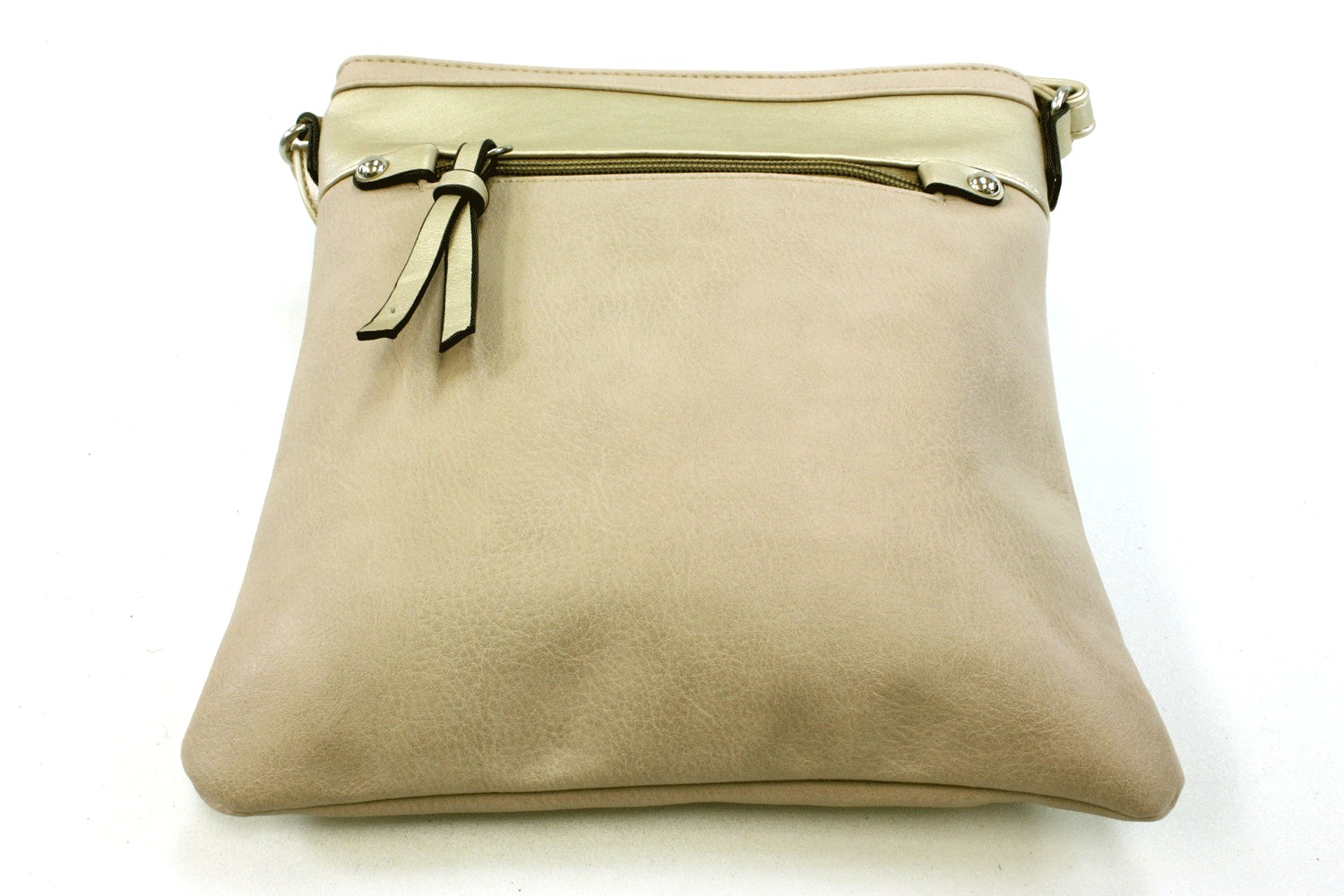 Béžová moderní dámská crossbody kabelka Jistien