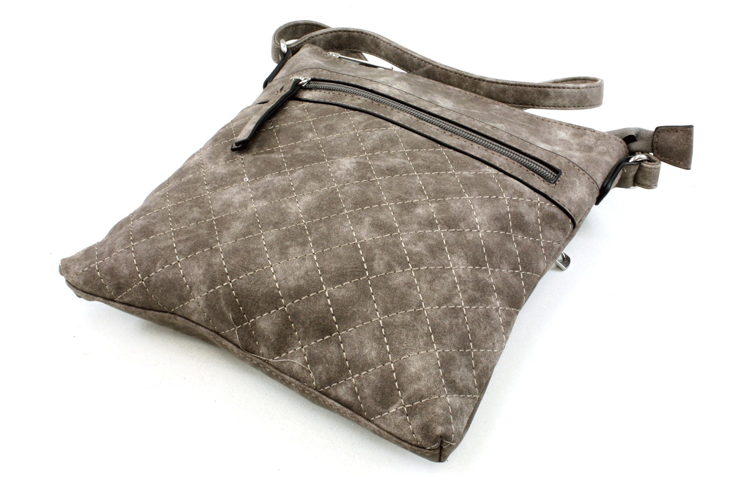 Přírodně hnědá malá crossbody kabelka Ababa