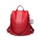 Červený stylový moderní dámský batoh/kabelka Ahana