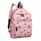 Růžový netradiční batoh s obrázky jednorožců Zaclyn