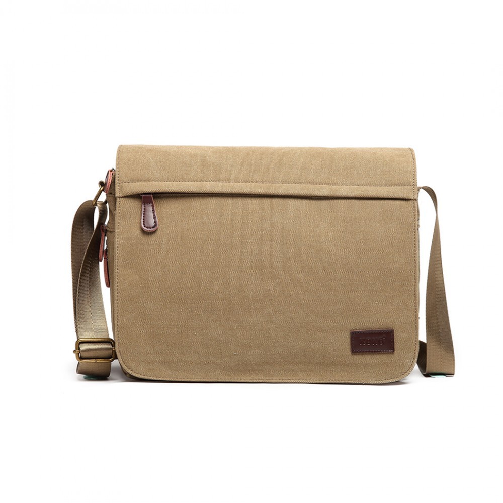 Světle hnědá pánská prostorná crossbody taška Pagi