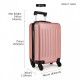 Růžový cestovní kvalitní prostorný velký kufr Bartie