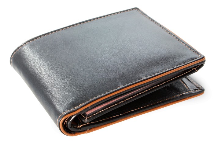 Černohnědá pánská kožená peněženka Marston