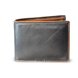 Černohnědá pánská kožená peněženka Marston
