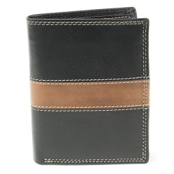 Černá pánská kožená luxusní peněženka Jenifer