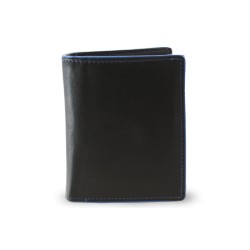 Černomodrá pánská kožená peněženka s vnitřní zápinkou Jennie