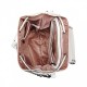 Béžový dámský batoh / kabelka s lebkami Daan