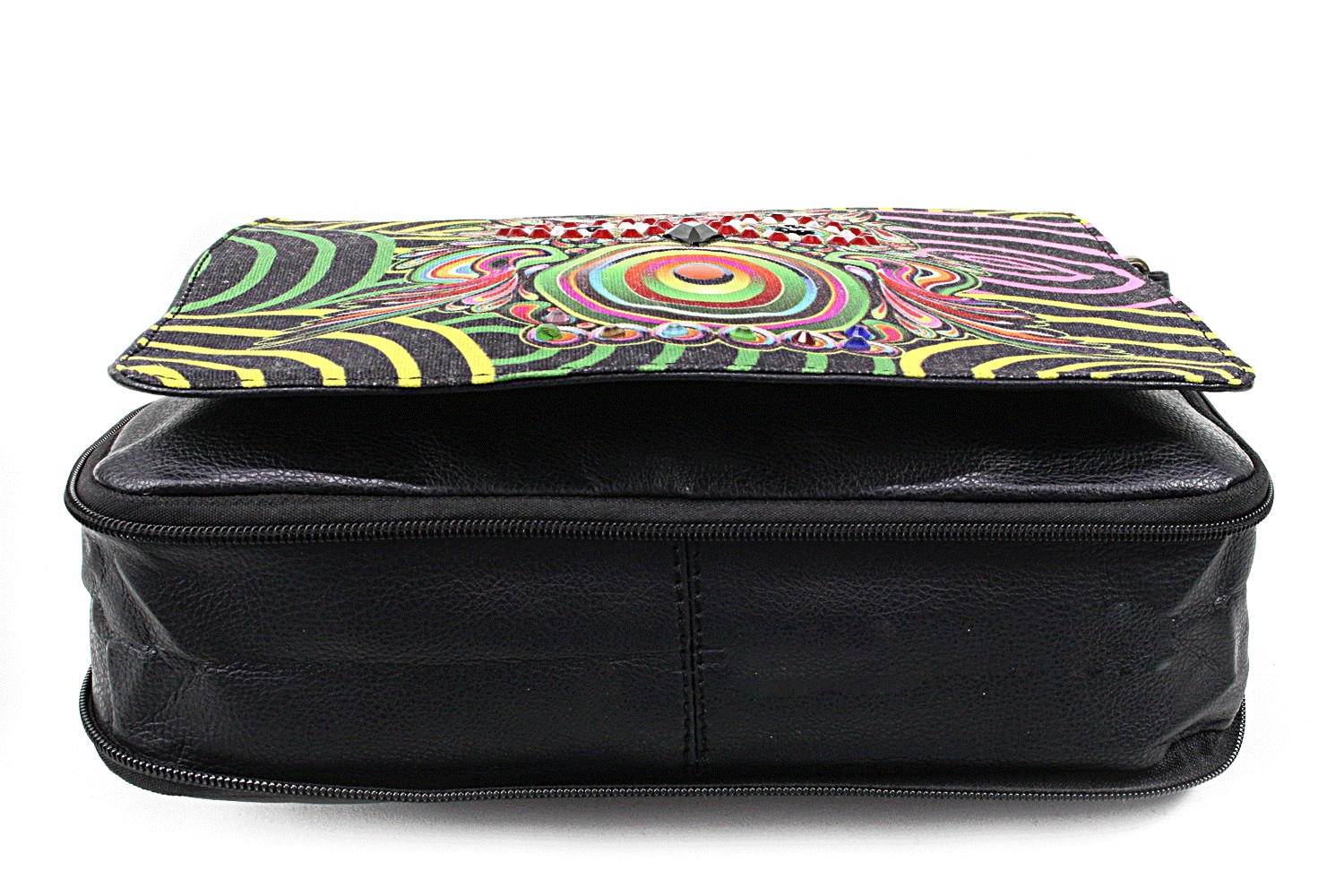 Černá větší crossbody kabelka Rhonda