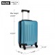 Modrý cestovní velmi kvalitní prostorný kufr Bartie