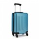 Modrý cestovní kvalitní prostorný střední kufr Bartie