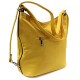 Žlutá dámská crossbody kabelka a batoh Ascelina