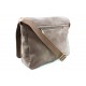Hnědošedá pánská crossbody taška přes rameno Allen