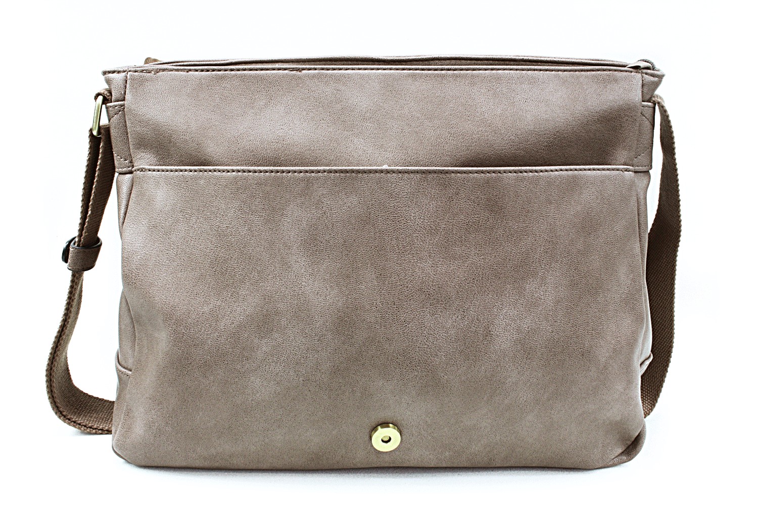 Hnědošedá pánská crossbody taška přes rameno Allen