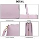 Světle růžový praktický dámský 2v1 kabelkový set Britta