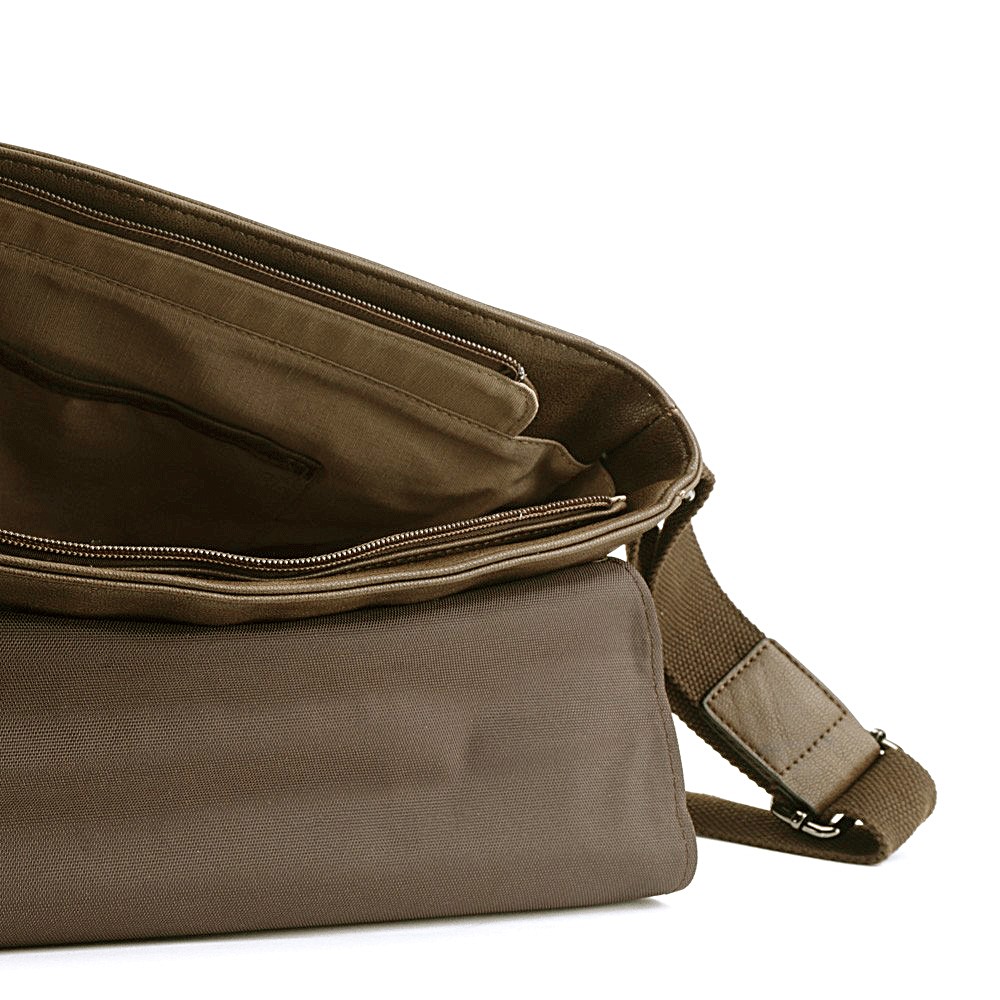 Pískově hnědá pánská crossbody taška přes rameno Dasien