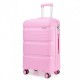 Růžový cestovní kvalitní malý kufr Rylee