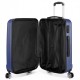 Modrý cestovní kvalitní malý kufr Corbin
