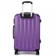 Fialový cestovní kvalitní prostorný set kufrů 3v1 Corbin