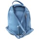 Světle modrý dámský stylový praktický batoh Laurencia