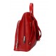 Červený dámský módní batůžek Flo