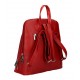 Červený dámský módní batůžek Flo