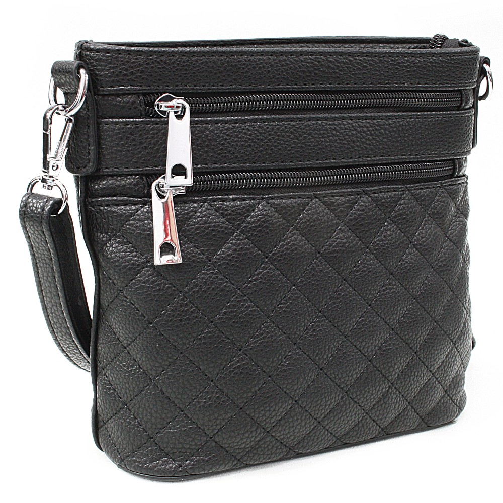 Černá malá crossbody dámská kabelka Cordelia