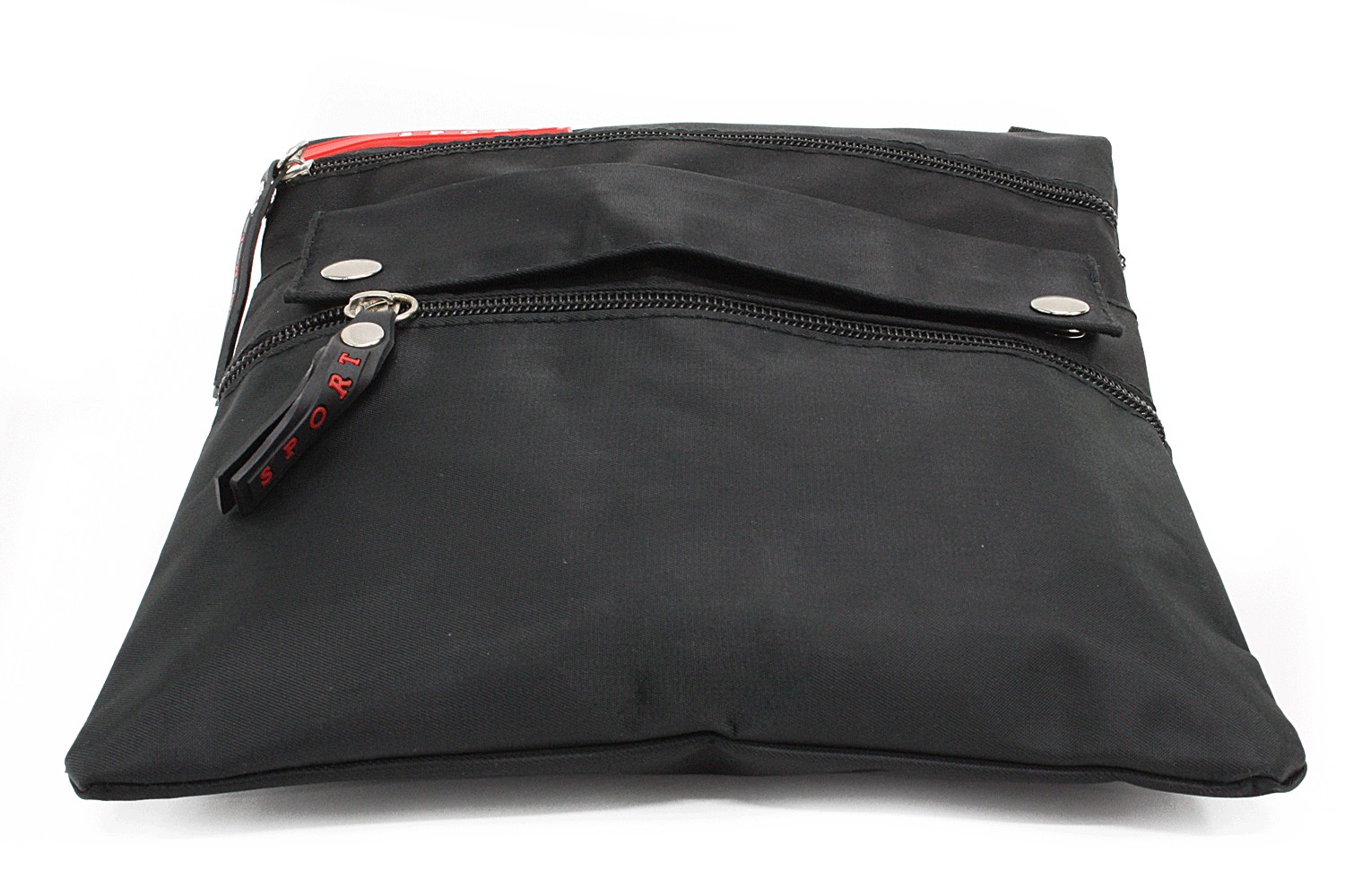 Černá menší pánská crossbody taška Reed