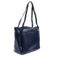 Tmavě modrá dámská luxusní kabelka do ruky i přes rameno Richerre