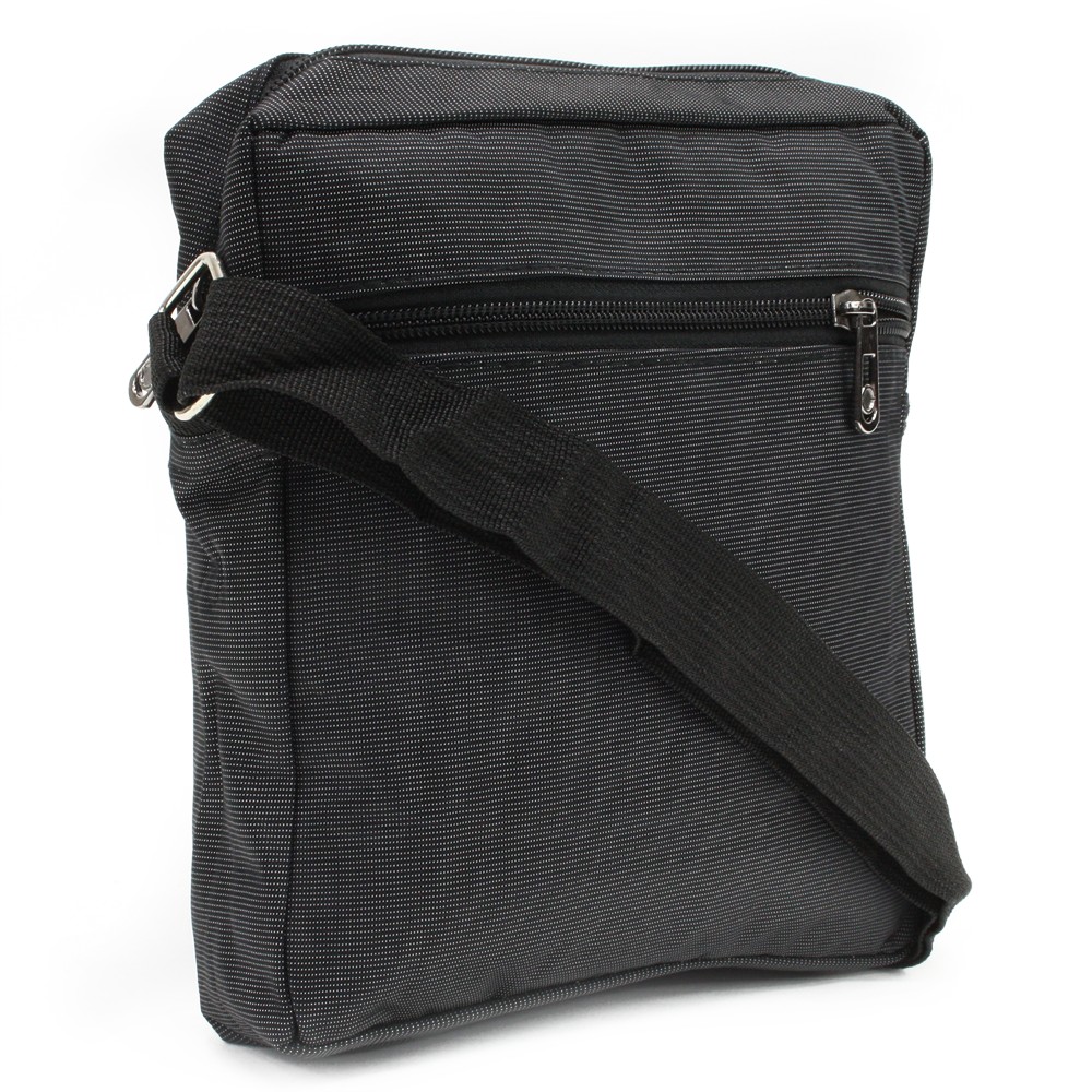 Černá menší pánská crossbody taška Gershon