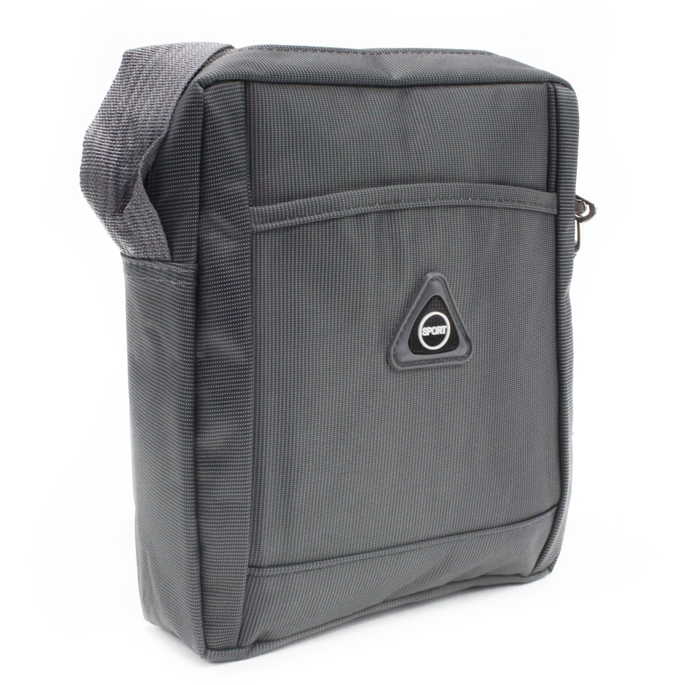 Šedá menší pánská crossbody taška Gershon
