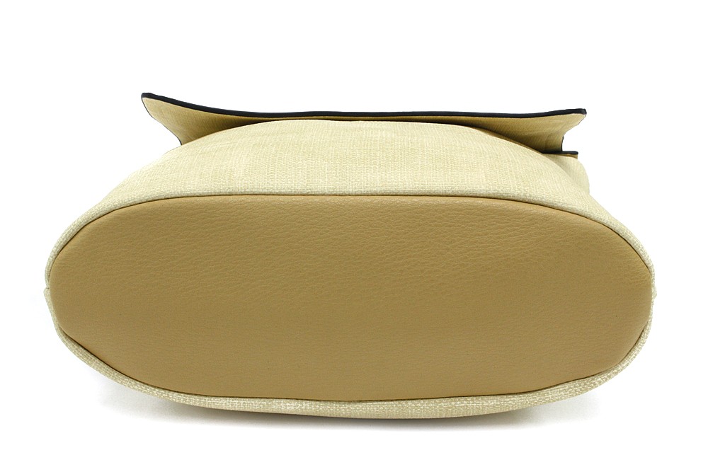 Žlutá menší dámská crossbody kabelka s klopnou Denisha