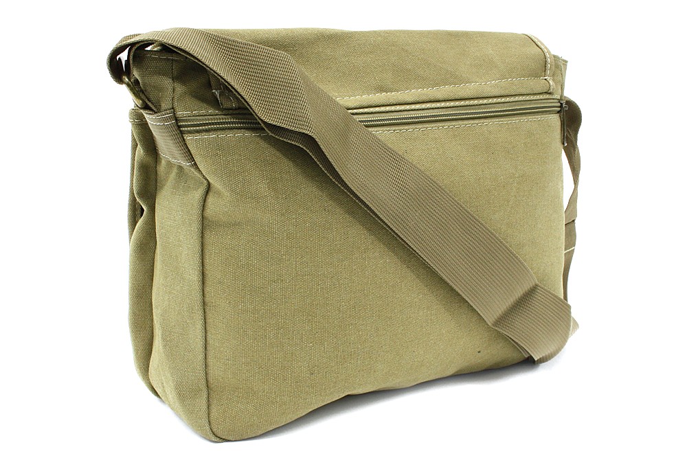 Khaki pánská látková crossbody taška Colbert