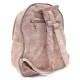 Růžovošedý zipový dámský batoh Trina
