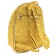 Žlutobéžový zipový dámský batoh Trina